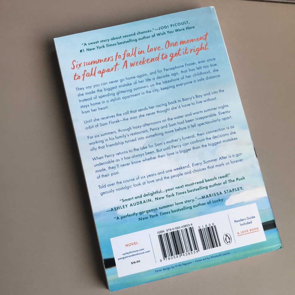 ❤️$7 Every Summer After by Carley Fortune - Picture 2 of 7